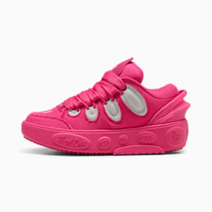 Tenis PUMA x LAMELO BALL LaFrancé Pink Carpet para niños grandes, Glowing Pink-Glacial Gray, extralarge