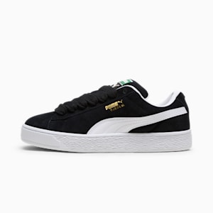 Suede XL Women's Sneakers, PUMA Black-PUMA White, extralarge