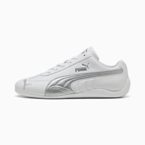 Speedcat Leather Sneakers, PUMA White-PUMA Silver, extralarge