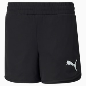 Active Shorts Big Kids, Puma Black, extralarge