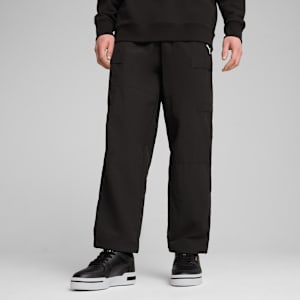 WARDROBE ESSENTIALS Men's Relaxed Cargo Pants, PUMA Black, extralarge