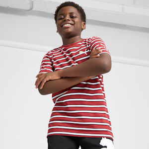 PUMA Squad Big Kids' Tee, INTENSE RED, extralarge
