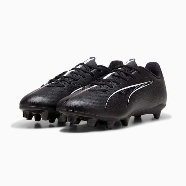 ULTRA 5 PLAY Firm Ground/Artificial Ground Men's Soccer Cleats, PUMA Black-PUMA White, extralarge