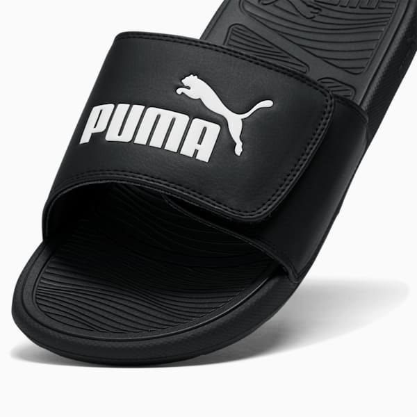 Cool Cat 2.0 Slides, PUMA Black-PUMA White, extralarge