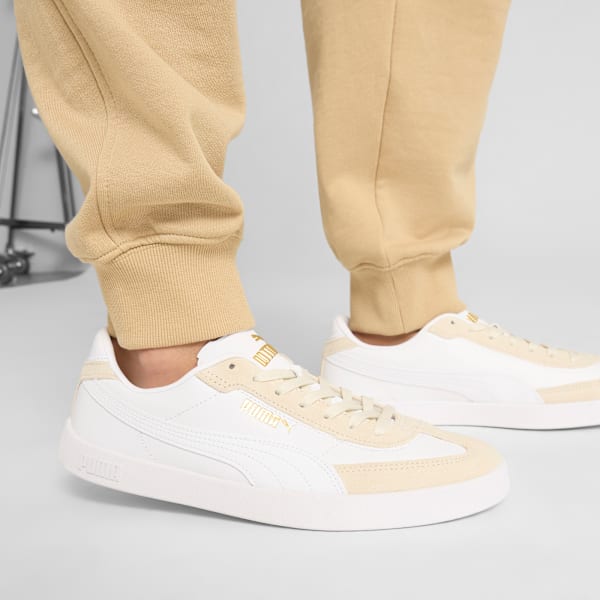 PUMA Club II Era Women's Sneakers, PUMA White-Vapor Gray, extralarge