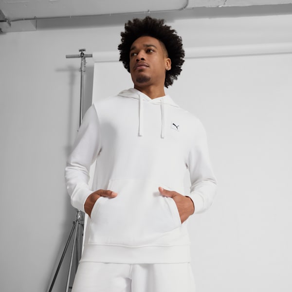 Sudadera ESS ELEVATED para hombre, PUMA White, extralarge