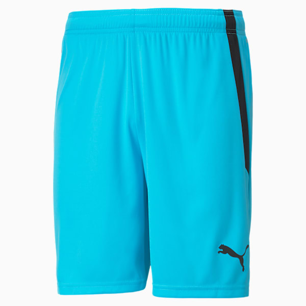 teamLIGA Men's Soccer Shorts, Blue Atoll-Puma Black, extralarge