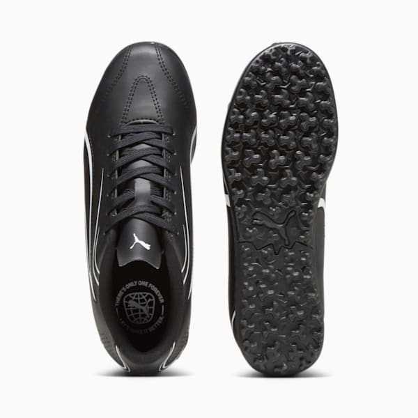 VITORIA TT Youth Football Boots, PUMA Black-PUMA White, large-MEX