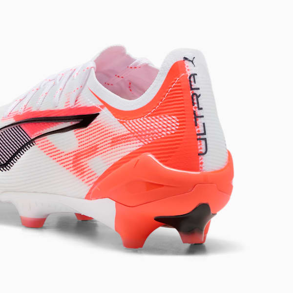 Tacos de fútbol ULTRA 5 ULTIMATE FG, PUMA White-PUMA Black-Glowing Red, large-MEX