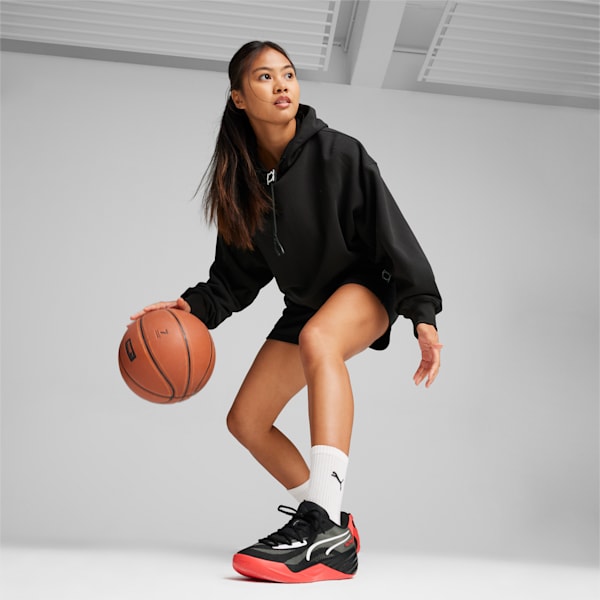 Tenis de básquetbol All-Pro NITRO, PUMA Black-Active Red, large-MEX