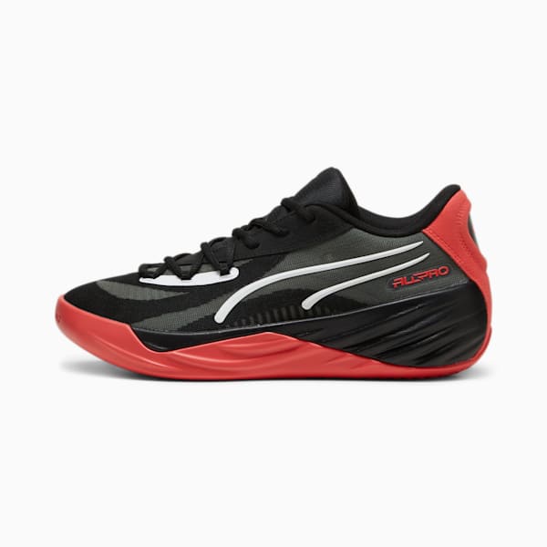 Tenis de básquetbol All-Pro NITRO, PUMA Black-Active Red, large-MEX