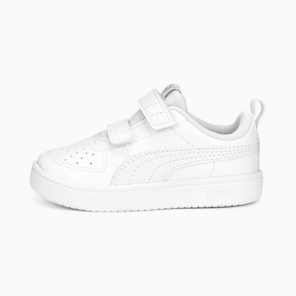 Tenis Infantiles PUMA Rickie V, PUMA White-PUMA White-Cool Light Gray, large-MEX