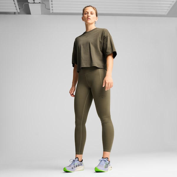 Remera oversize PUMA x HYROX para mujer, Loden Green, large-ARG