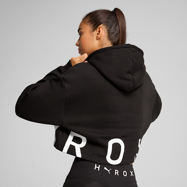 Buzo corto PUMA x HYROX Heavyweight para mujer, PUMA Black, large-ARG