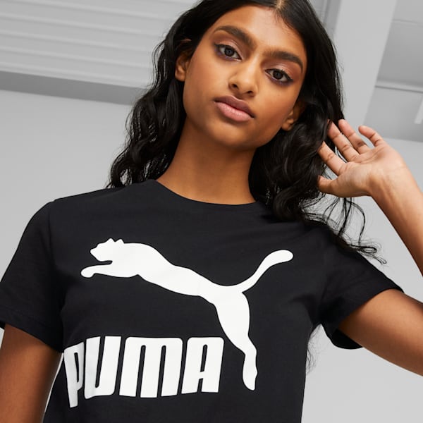 Camiseta Classics Logo para mujer, Puma Black, large-MEX