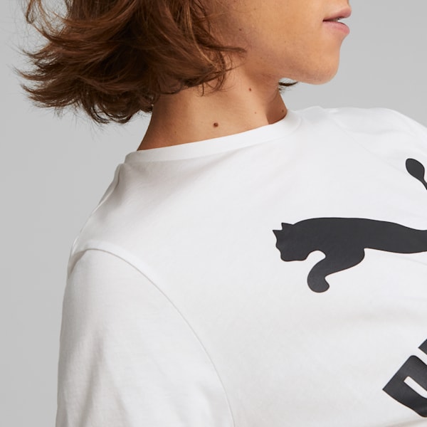 Classics Men's Logo Tee, Puma White, large-MEX