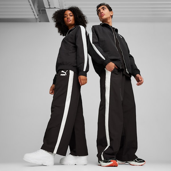T7 Oversized Track Jacket Unisex, PUMA Black, large-MEX