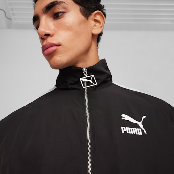 T7 Oversized Track Jacket Unisex, PUMA Black, large-MEX