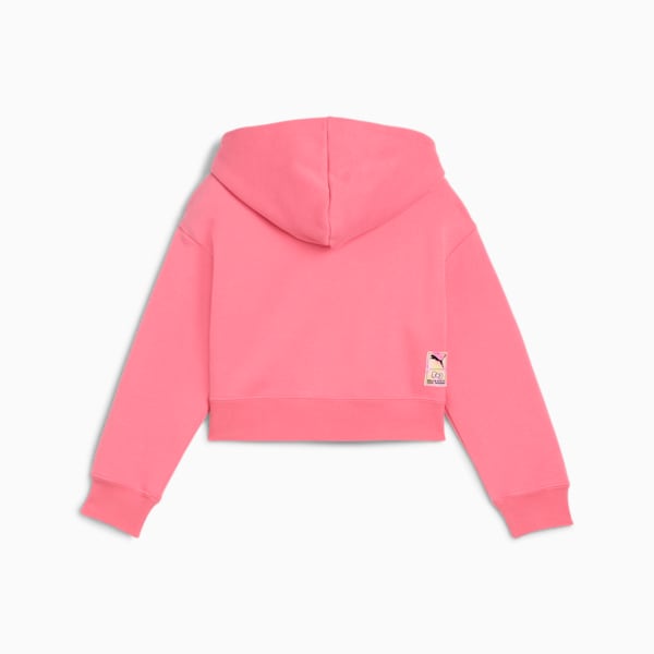 PUMA x HELLO KITTY AND FRIENDS Relaxed Graphic Fleece Hoodie Kids, Magic Rose, large-MEX