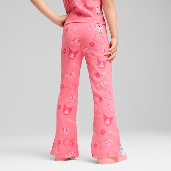 PUMA x HELLO KITTY AND FRIENDS Ribbed Flared Leggings Kids, Magic Rose, large-MEX