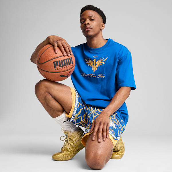 Remera de básquet Melo Golden II para hombre, PUMA Team Royal, large-ARG