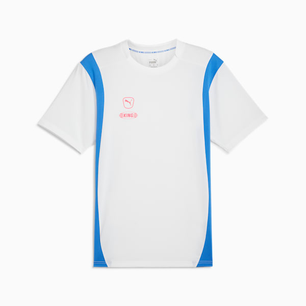 Playera de fútbol para hombre KING Pro, PUMA White-Bluemazing, large-MEX