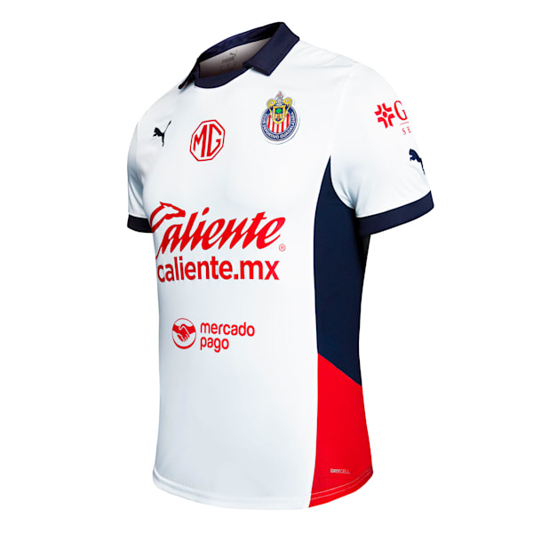 Chivas 24/25 Away Replica Men's Soccer Jersey, PUMA White, large-MEX